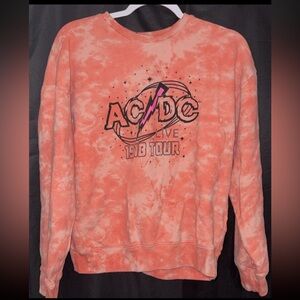 AC/DC Peach Tie-Dye Shirt